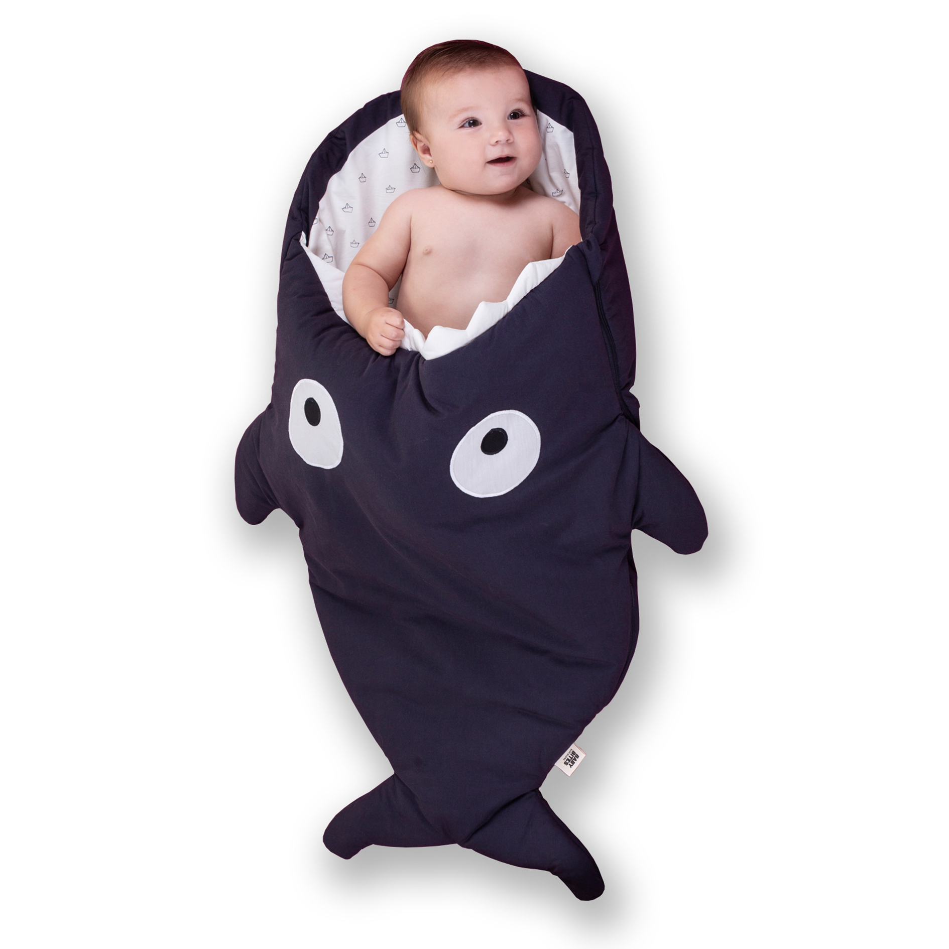Sac couchage requin bleu marine / Chancelière, Baby Bites (pour bébé)